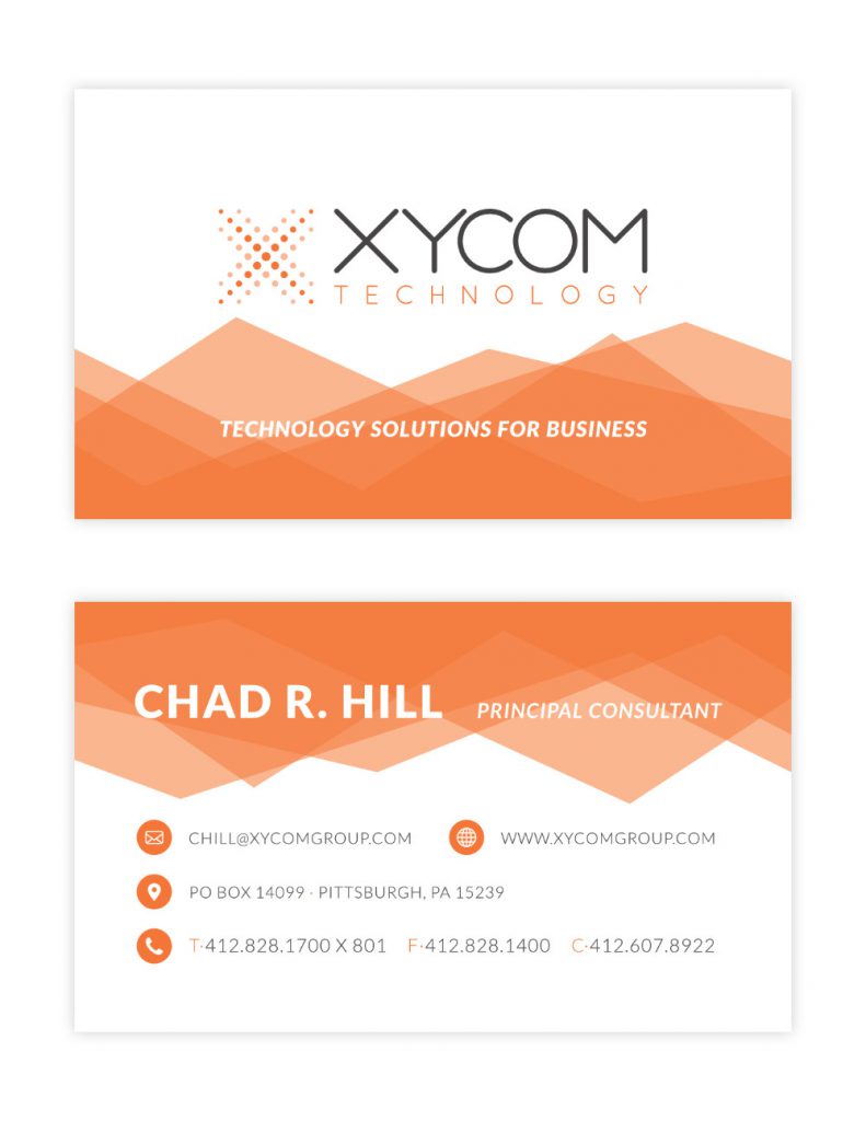 XYCOM business cards